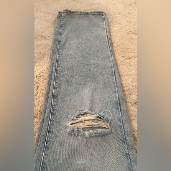 NWT PacSun Boyfriend Light Distressed Jeans Size 23 ✨🩷 - Picture 3 of 12